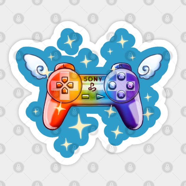 Rainbow Power Sticker by Toxanna's Gaming Merch